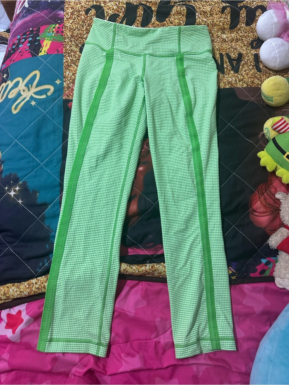 Green Lululemon Leggings